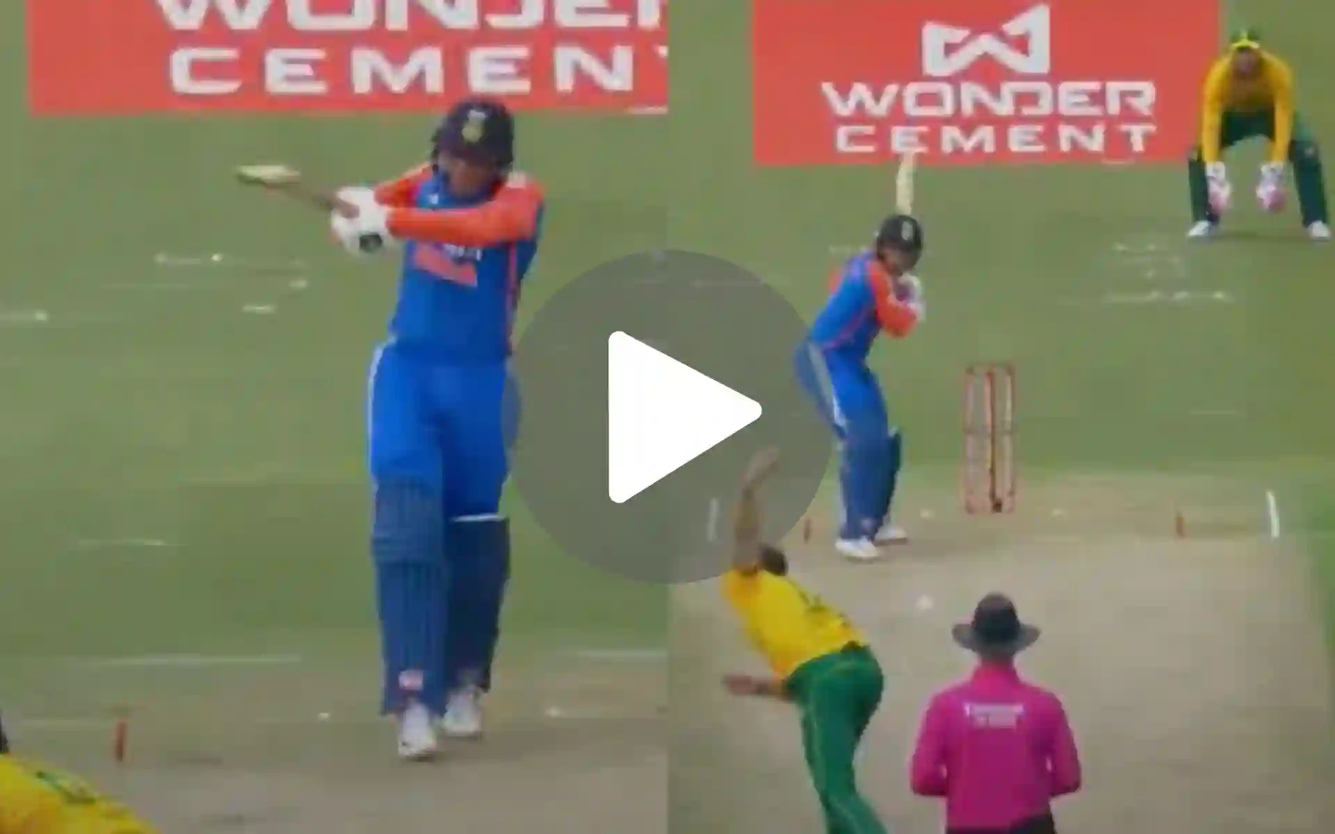 [Watch] 4, 6, 4 - Abhishek Sharma Destroys Gerald Coetzee With Brutal Hitting
